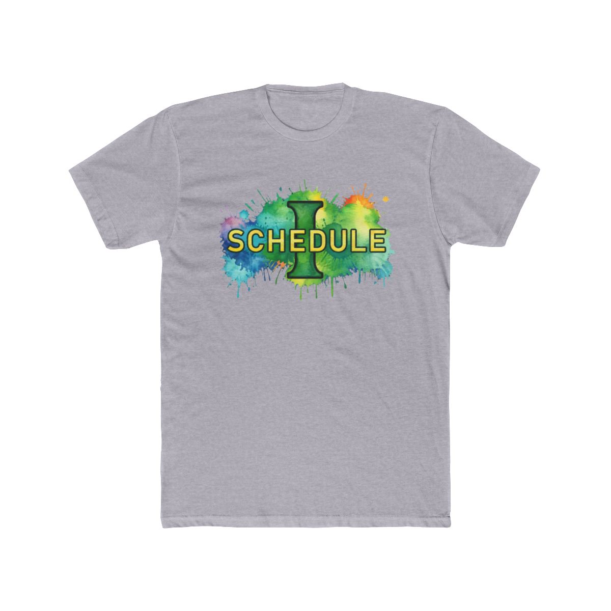 Schedule 1 Heavy Cotton Tee, Gift for Stoners, Fun Summer Shirt, Everyday Wear, Vibrant Graphic Tee, Video Game Apparel, Schedule One - alternate angle 4, merchandise